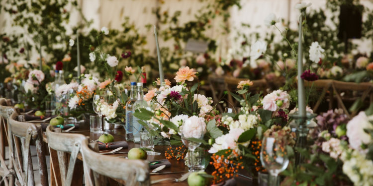 Seasonal Tablescaping with Tattie Rose Flowers